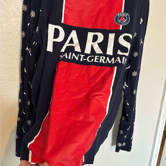 Paris Saint-Germain Women's Long Sleeve Tee - Red and Black - Picture 6 of 11